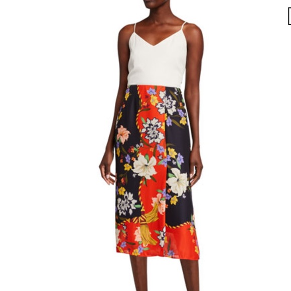 Kobi Halperin Dresses & Skirts - Kobi Halperin Mercier Silk Floral Midi Skirt